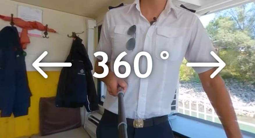 Berufsinfo-Video - Binnenschifffahrt: Kapitän (360°)