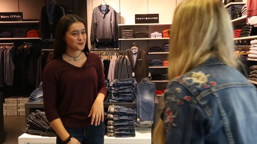 Berufsinfo-Video - berufsreise.at präsentiert: Lehrlingsportrait Einzelhandel - Textilhandel