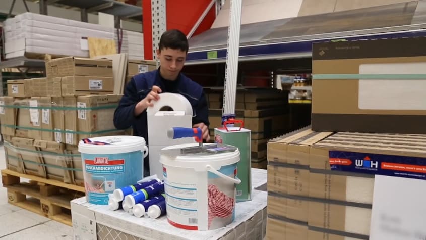 Berufsinfo-Video - berufsreise.at präsentiert: Lehrlingsportrait Einzelhandel - Baustoffhandel