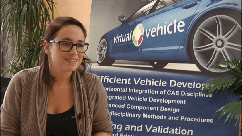 Berufsinfo-Video - Virtuelle Fahrzeugentwicklung: FEMtech Expertinneninterview mit Andrea Leitner