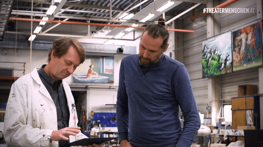 Berufsinfo-Video - Theatermenschen - FRITZ, Theatermaler